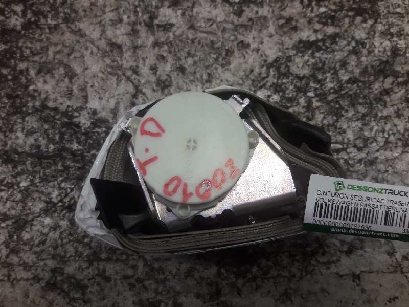 Recambio de cinturon seguridad trasero derecho para volkswagen passat berlina (3c2) highline referencia OEM IAM 33058994E  