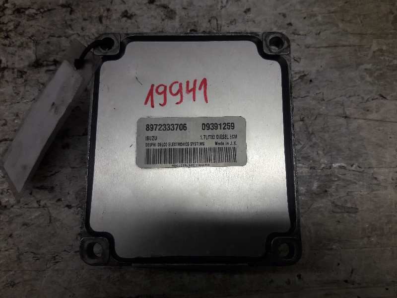 Recambio de centralita motor uce para opel corsa c club referencia OEM IAM 8972333706  