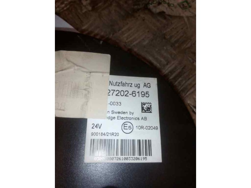 Recambio de cuadro instrumentos para man tg - a 18.xxx fg / bb   (e3/e4) xlx referencia OEM IAM 81272026195  