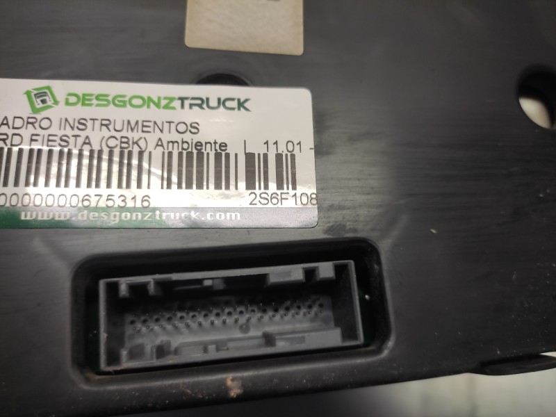 Recambio de cuadro instrumentos para ford fiesta (cbk) ambiente referencia OEM IAM 2S6F1084NE  