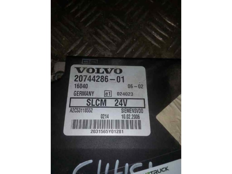 Recambio de modulo electronico para volvo fh xxx 12.8 diesel referencia OEM IAM 20744286  