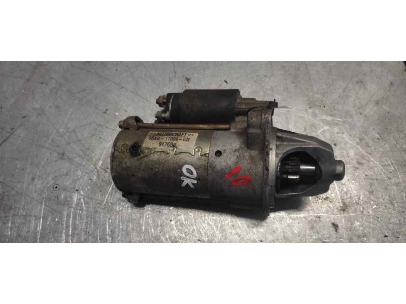 Recambio de motor arranque para ford fiesta berlina ghia referencia OEM IAM 98AB11000CD MOTORCRAFT 10DIENTES