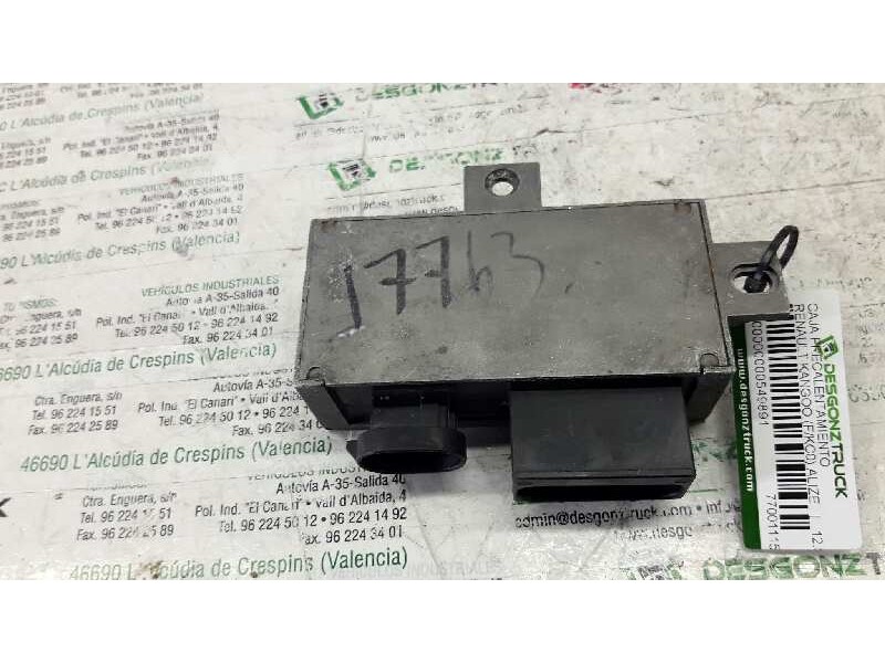 Recambio de caja precalentamiento para renault kangoo (f/kc0) alize referencia OEM IAM 7700111525 RELE PRECALENTAMIENTO 