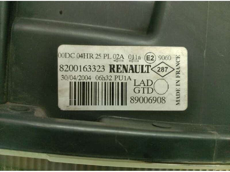Recambio de faro izquierdo para renault laguna ii (bg0) authentique referencia OEM IAM 8200163323  