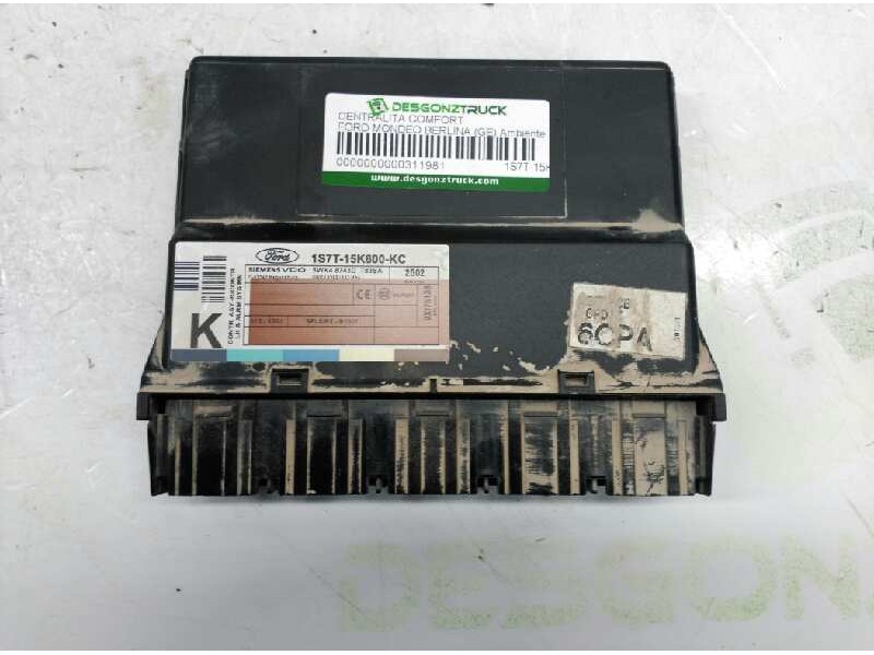 Recambio de centralita comfort para ford mondeo berlina (ge) ambiente plus referencia OEM IAM 1S7T-15K600-KC  