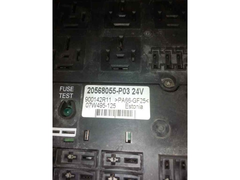 Recambio de caja reles / fusibles para volvo fh xxx 12.8 diesel referencia OEM IAM 20568055  