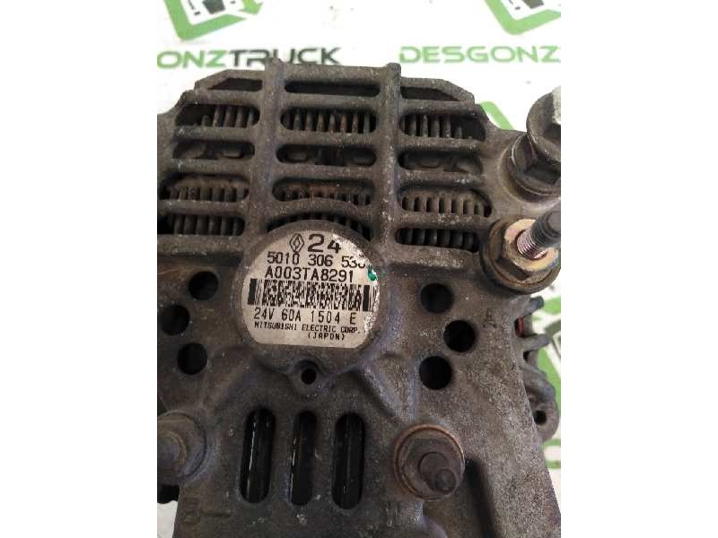 Recambio de alternador para renault midlum 6.2 diesel referencia OEM IAM 501030653 A003TA8291 POLEA 2 CARRILES