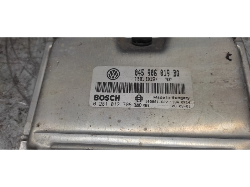 Recambio de centralita motor uce para seat ibiza (6l1) ecomotive referencia OEM IAM 0281012708 045906019BQ 1039S11627