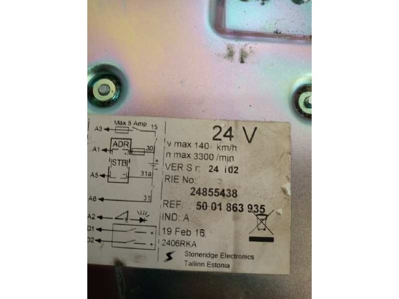 Recambio de tacografo para renault midlum 6.2 diesel referencia OEM IAM 24I02 24855438 5001863935