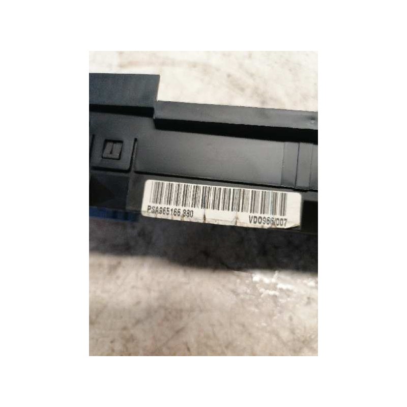 Recambio de cuadro instrumentos para citroën xsara picasso 2.0 hdi satisfaction ii referencia OEM IAM 965166880 VD0966007 965166