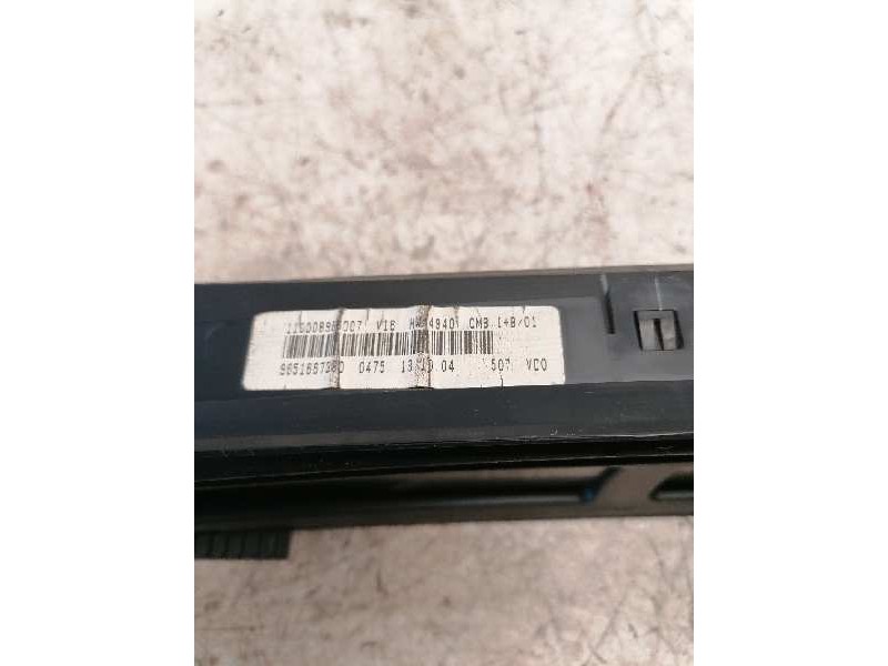 Recambio de cuadro instrumentos para citroën xsara picasso 2.0 hdi satisfaction ii referencia OEM IAM 965166880 VD0966007 965166