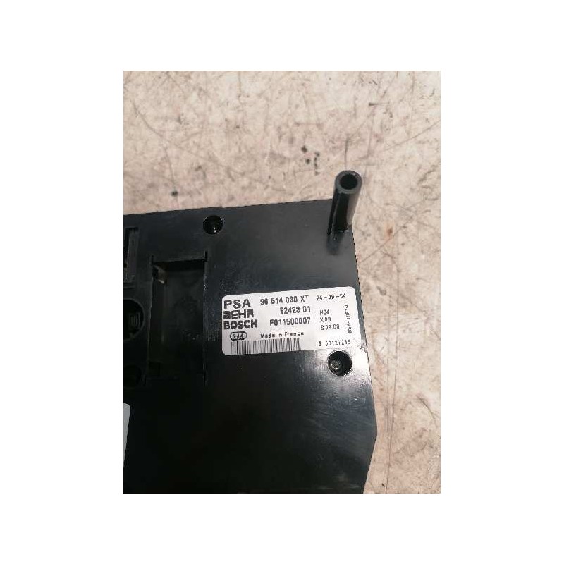 Recambio de mando climatizador para citroën xsara picasso 2.0 hdi satisfaction ii referencia OEM IAM 96514030XT F011500007 