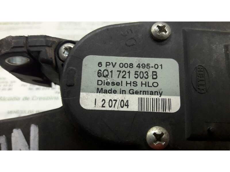 Recambio de potenciometro pedal para seat leon (1m1) last edition referencia OEM IAM 6Q1721503B  