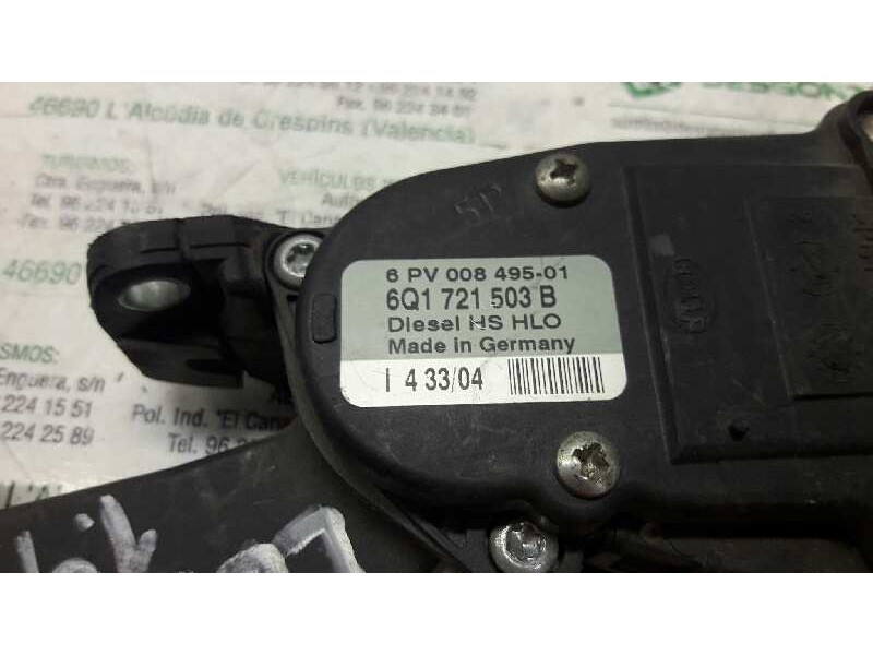 Recambio de potenciometro pedal para seat leon (1m1) last edition referencia OEM IAM 6Q1721503B  