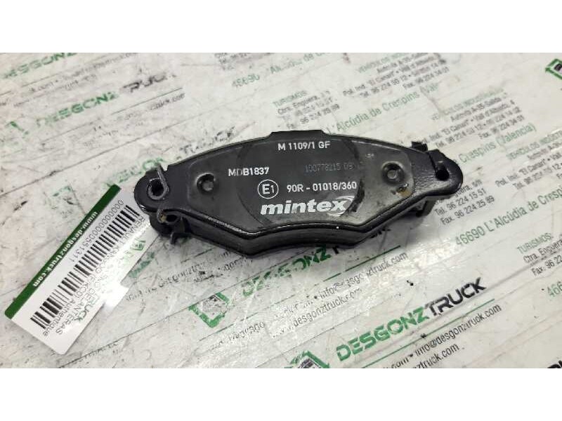 Recambio de pastillas de freno delanteras para renault kangoo (f/kc0) authentique referencia OEM IAM   