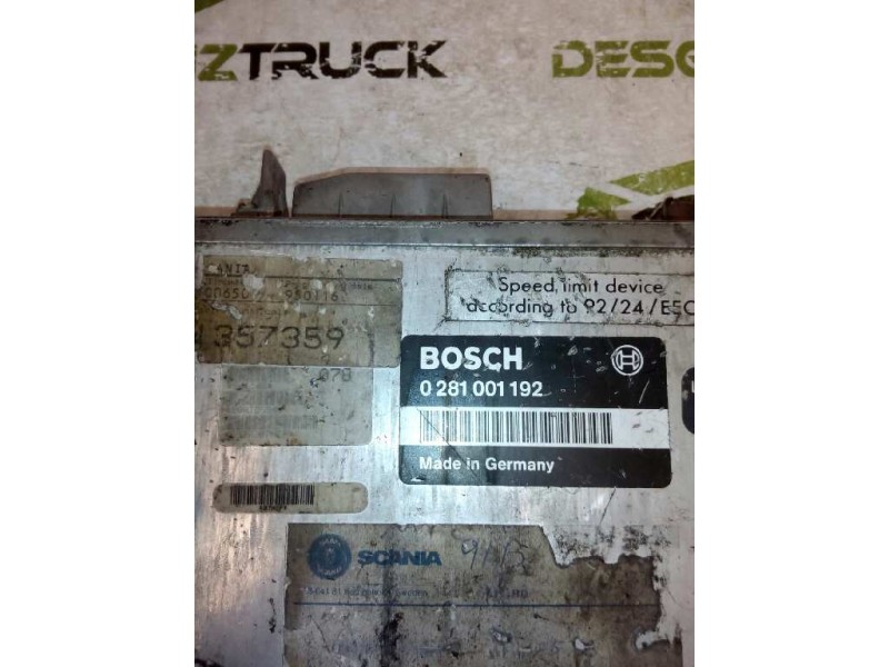 Recambio de modulo electronico para scania trucks serie 3 l 113 cll referencia OEM IAM 0281001192 1357359 