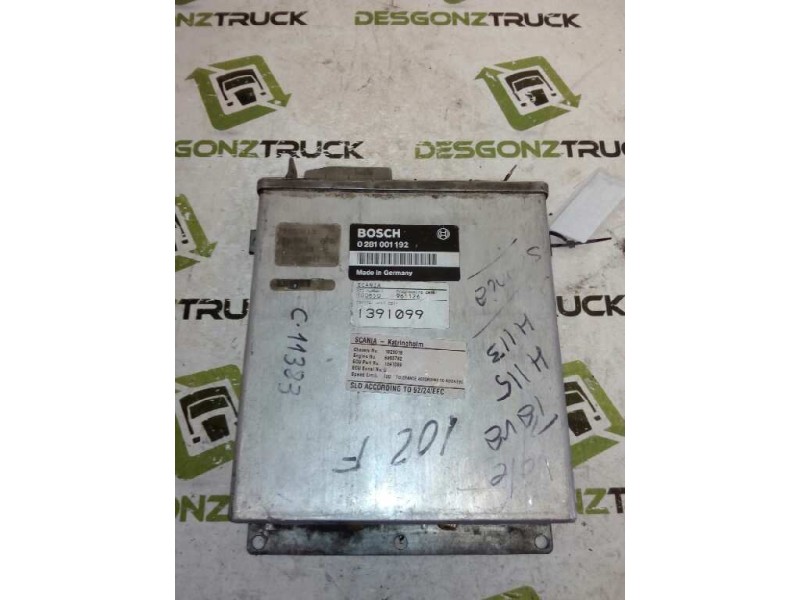 Recambio de modulo electronico para scania trucks serie 3 l 113 cll referencia OEM IAM 0281001192 1391099 
