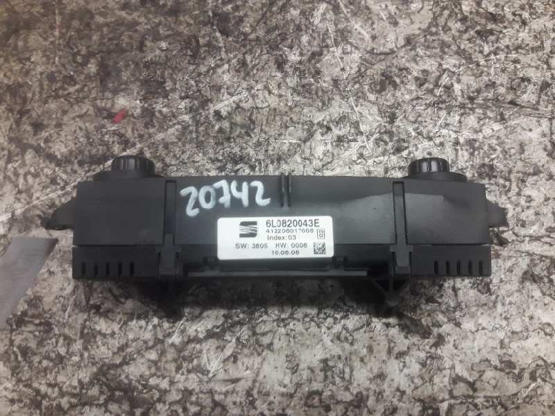 Recambio de mando climatizador para seat ibiza (6l1) ecomotive referencia OEM IAM 6L0820043E 412206017008 