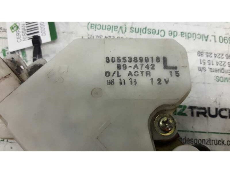 Recambio de cerradura puerta delantera izquierda para nissan almera (n15) 2.0 diesel referencia OEM IAM 8055389918  