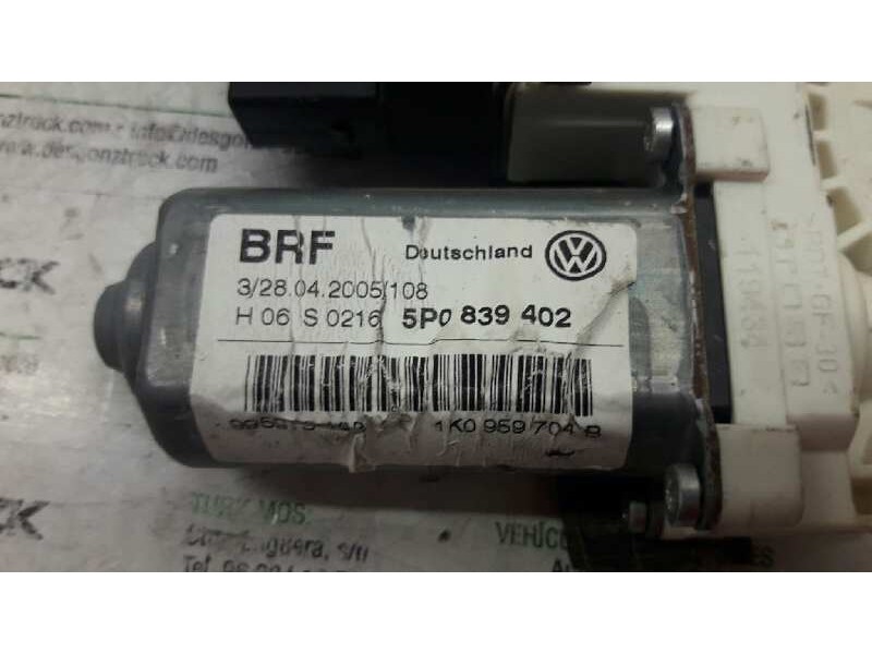 Recambio de motor elevalunas trasero derecho para seat altea (5p1) hot referencia OEM IAM 5P0839402  