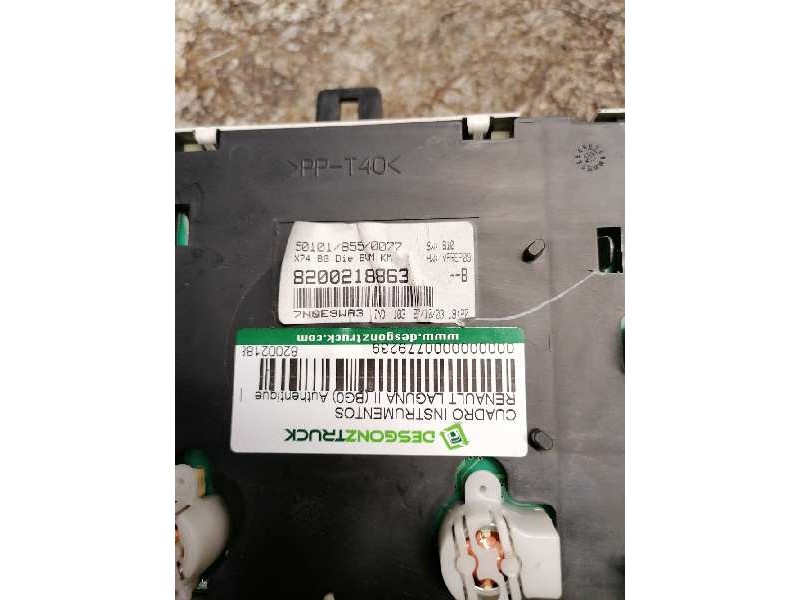 Recambio de cuadro instrumentos para renault laguna ii (bg0) authentique referencia OEM IAM 8200218863B 501018550077 