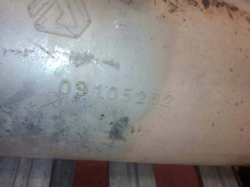 Recambio de tubo escape trasero para nissan trade chasis cabina referencia OEM IAM 09105262  