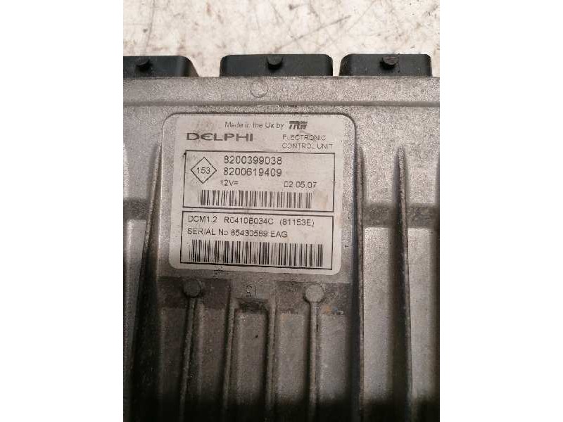 Recambio de centralita motor uce para renault clio iii authentique referencia OEM IAM 8200399038 8200619409 