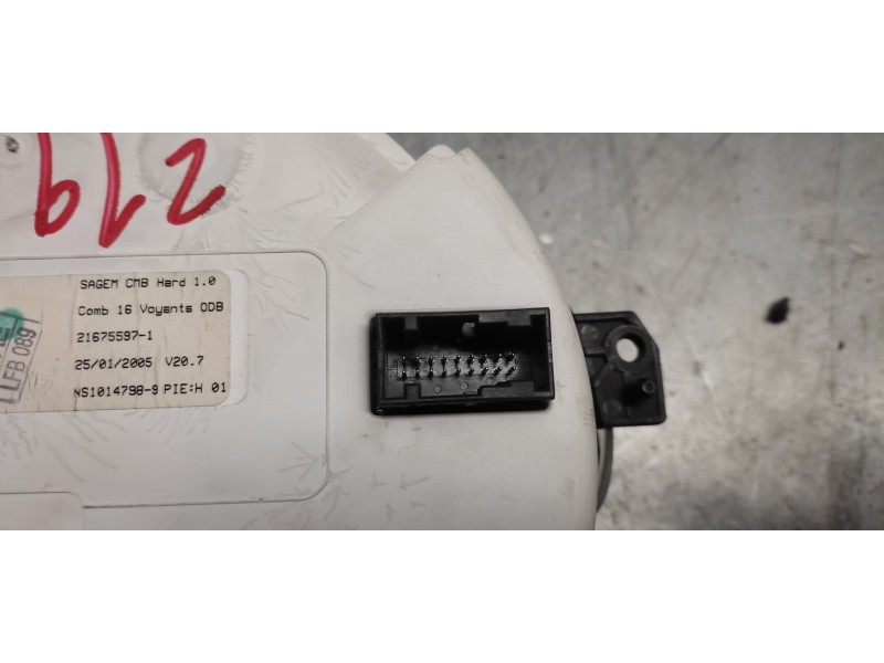 Recambio de cuadro instrumentos para citroën c3 1.4 hdi sx plus referencia OEM IAM 9652008280 NS10147989 216755971