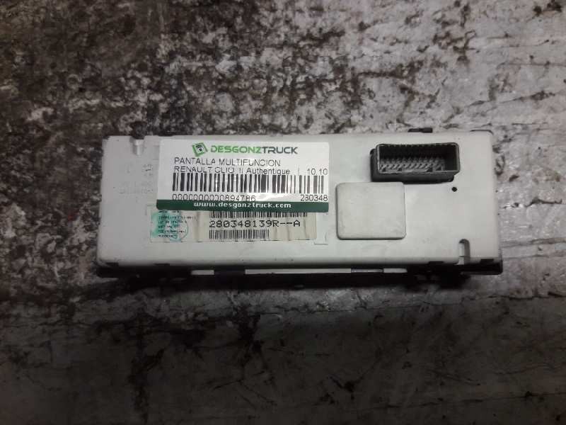 Recambio de pantalla multifuncion para renault clio iii authentique referencia OEM IAM 280348139R 24 PINS 