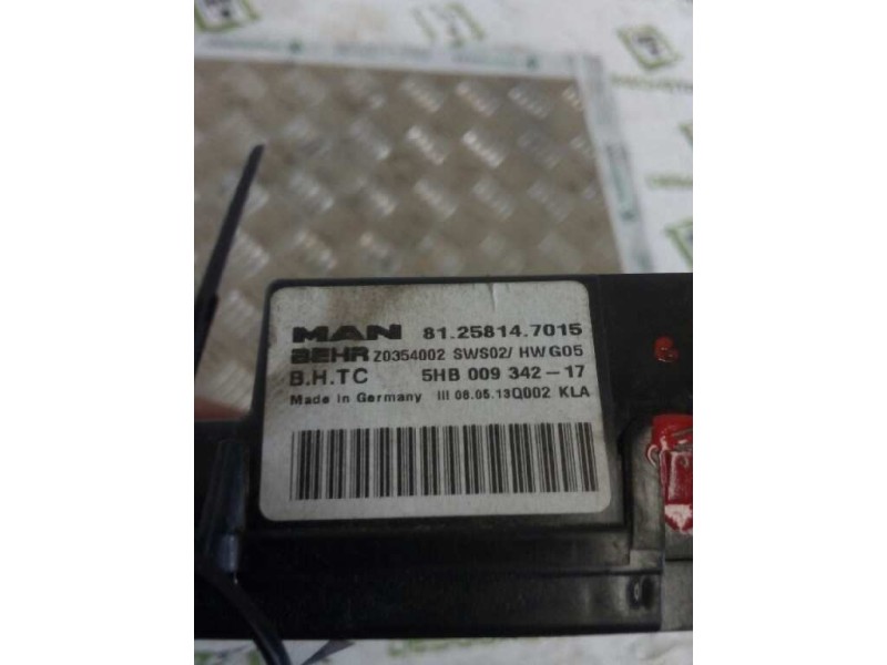 Recambio de modulo electronico para man tgx 18.xxx fg / 4x2 ll xl referencia OEM IAM 81258147015  CENTRALITA CALEFACCION