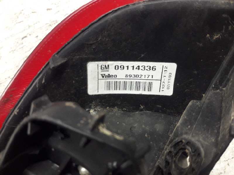 Recambio de piloto trasero izquierdo para opel corsa c club referencia OEM IAM 09114336  