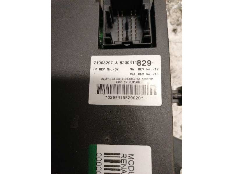 Recambio de modulo electronico para renault espace iv (jk0) grand espace initiale referencia OEM IAM 8200414829  