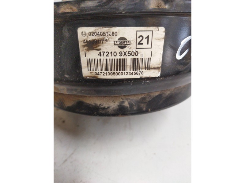 Recambio de servofreno para nissan cabstar 01.04 referencia OEM IAM 472109X500 0204051080 