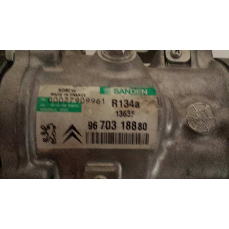 Recambio de compresor aire acondicionado para peugeot 207 1.4 16v cat (kfu / et3j4) referencia OEM IAM SANDEN9670318880  