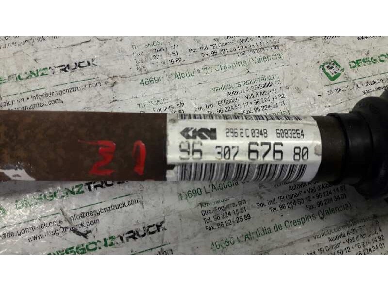 Recambio de transmision delantera izquierda para peugeot 206 berlina e-music referencia OEM IAM 9630767680  