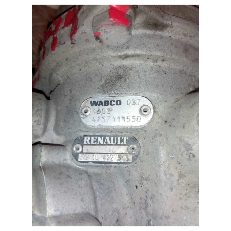 Recambio de valvula aire para renault midlum fg xxx.12    e5 corto referencia OEM IAM 5010422513 4757111550 VALVULA ALB RELE
