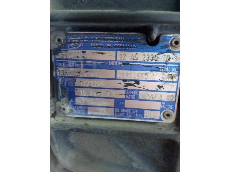Recambio de caja cambios para iveco trucks stralis as 260s48 referencia OEM IAM 12AS2330TD 1353031001 00394550