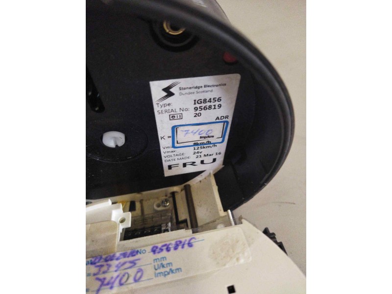 Recambio de tacografo para iveco eurotech cursor (mh) 7.8 diesel referencia OEM IAM IG8456 956819 