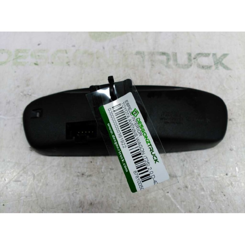 Recambio de espejo interior para toyota avensis wagon (t25) 2.0 d-4d executive referencia OEM IAM 8781005042  