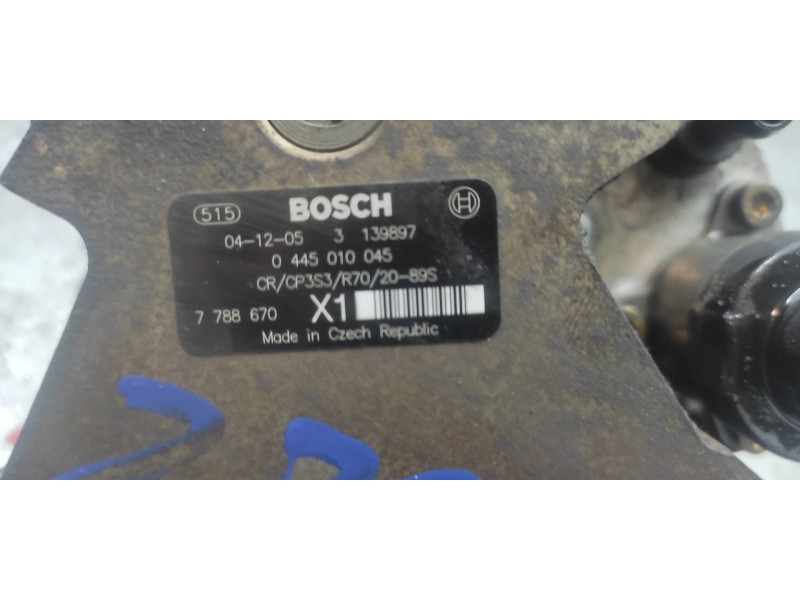 Recambio de bomba inyeccion para bmw serie 1 berlina (e81/e87) 120d referencia OEM IAM 0445010045 7788670 BOSCH