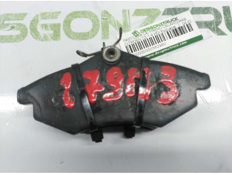 Recambio de pastillas de freno delanteras para citroën c3 1.4 hdi exclusive referencia OEM IAM   