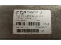 Recambio de centralita motor uce para opel corsa c club referencia OEM IAM 09164475   2