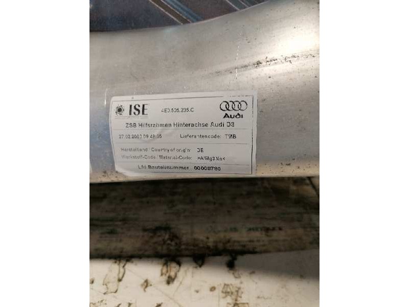 Recambio de puente trasero para audi a8 (4e2) 3.7 quattro referencia OEM IAM 4E0505235C  