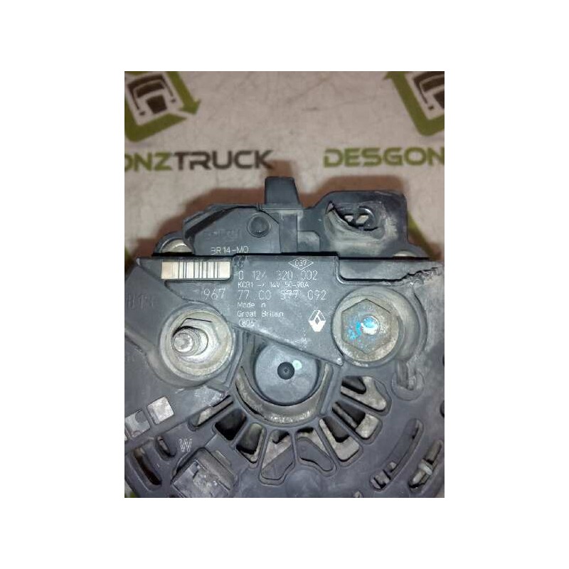 Recambio de alternador para renault trucks mascott 130 dci (125cv) referencia OEM IAM 0124320002 7700377092 14V 50-90A
