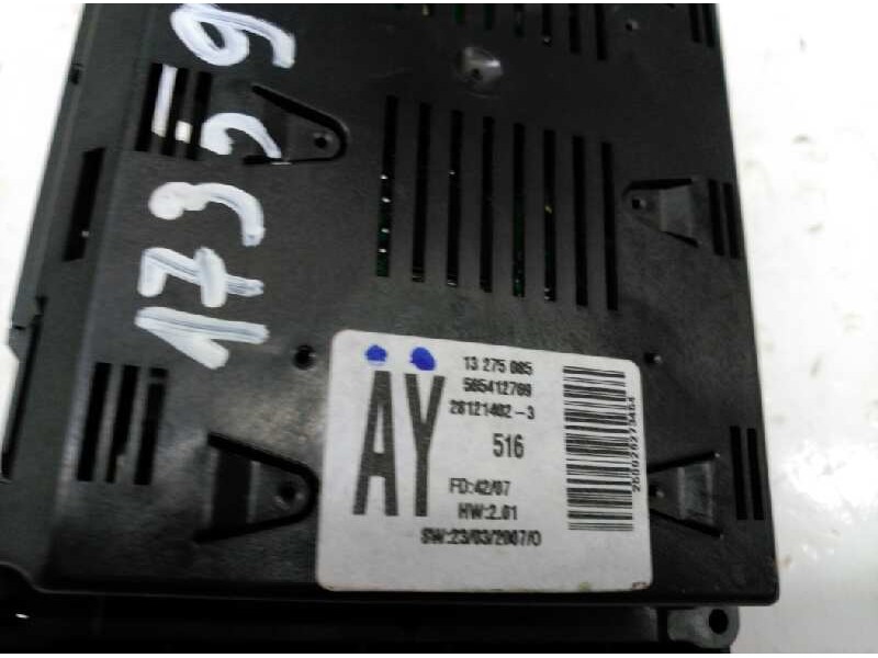 Recambio de pantalla multifuncion para opel astra h berlina 1.7 16v cdti referencia OEM IAM AY565412769  