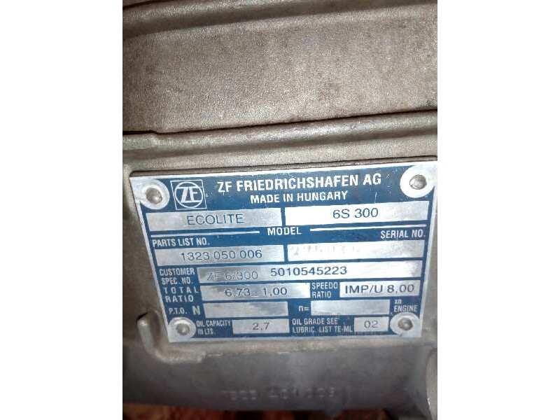 Recambio de caja cambios para renault mascott ka 130.35/55 base referencia OEM IAM 6S300 1323050006 225046