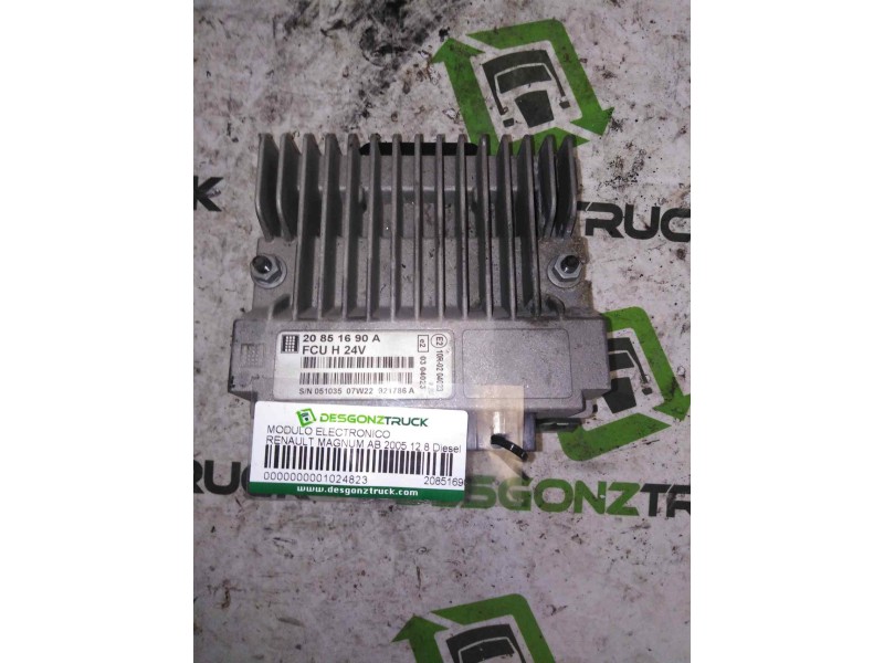 Recambio de modulo electronico para renault magnum ab 2005 12.8 diesel referencia OEM IAM 20851690A  