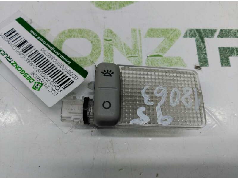 Recambio de luz interior para ford focus c-max (cap) connection referencia OEM IAM  PARASOL IZQUIERDO 