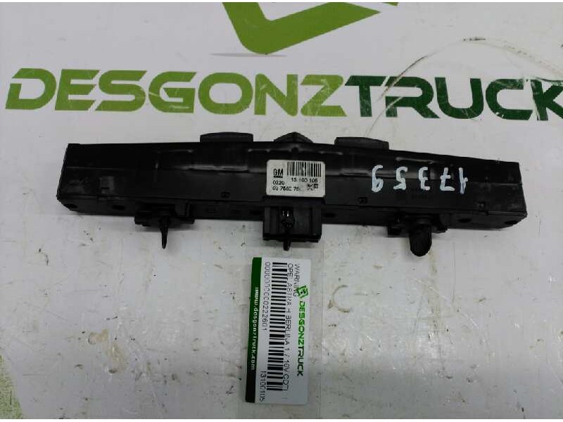 Recambio de warning para opel astra h berlina 1.7 16v cdti referencia OEM IAM 13100105  