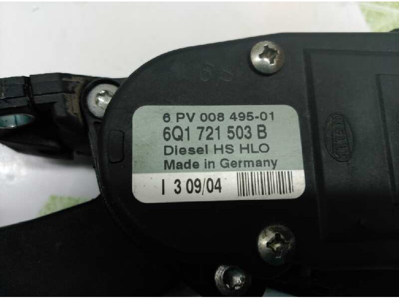 Recambio de potenciometro pedal para seat toledo (1m2) select referencia OEM IAM 6Q1721503B  